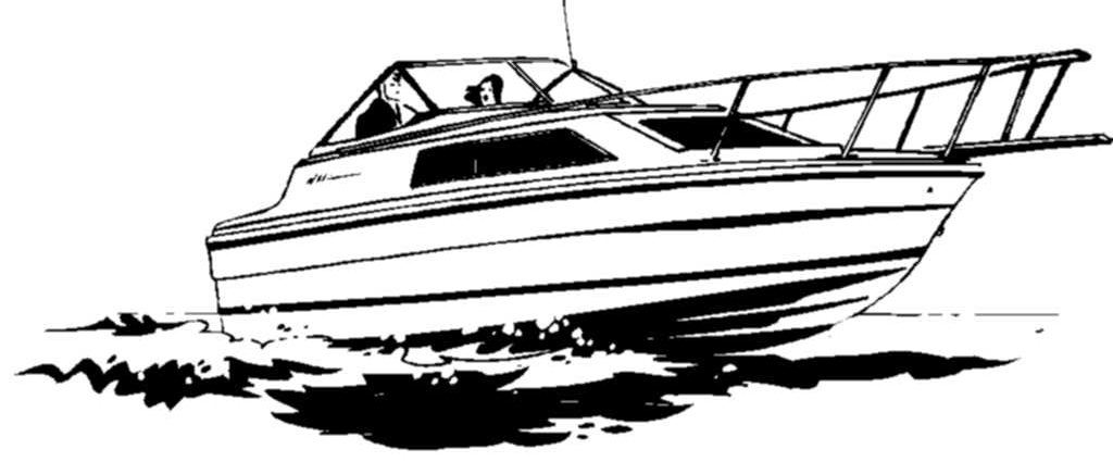 Motorboot Malvorlage