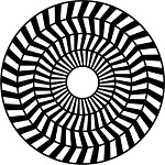 Bewegte Kreise, Optische Täuschung