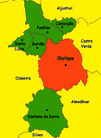 Ourique Mapa